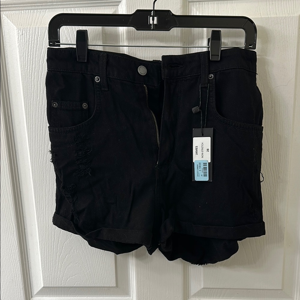 Black high waisted Shorts